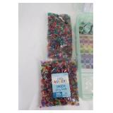 Diamond Art Kit with 1900+ Pony Beads - Bead Storage & Tools