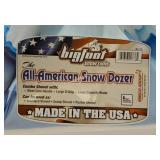 Emsco |** NEW ** Bigfoot | 18 " ALL - AMERICAN Poly Combo SNOW DOZER Patriotic Snow Shovel