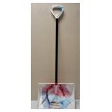 Emsco |** NEW ** Bigfoot | 18 " ALL - AMERICAN Poly Combo SNOW DOZER Patriotic Snow Shovel