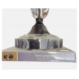 Hampton Bay Table Lamp with Black and Crystal Faceted Balls.