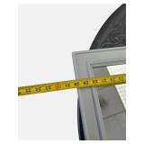 Wrightsville Bathroom Mirror with Grey Finish