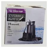 Everbilt Automatic Pool Cover Pump 1/4HP 24GPM 115V Model HDPCP25