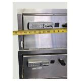 Three RegulatoR, Keyless Locking COMPX refrigerator safes with ambulance keys.