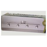 Hampton Bay 4-Light LED Track Fixture in brushed nickel,