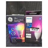 Assorted Multicolor LED Smart Bulbs