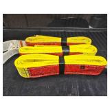 (3) Heavy Duty 8ft. Lifting Straps