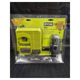 Ryobi 18V Lithium Battery and Charger Set