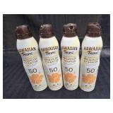 (4) Hawaiian Tropic SPF 50 Sunscreen Protector