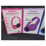 (4) Wireless Headphones 4 Different Colors