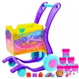 Wiz-O-Magic Shopping Cart – Push, Pop & Reveal 6 Magical Surprises – Push to Reveal 6 Enchanted Grocery Boxes Each Filled with a Magical Surprise! Reveal & Refill