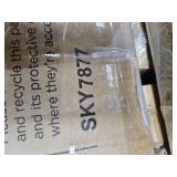 Monochromatic Zero Gravity Patio Chair Recliner w/ Side Tray, Headrest