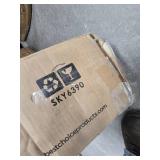 3-Tier Solar Patio Umbrella w/ LED Lights, Tilt Adjustment, Crank - 10ft