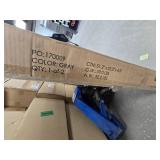 Best Choice Products Glass Dining Table, Modern Kitchen Table Furniture for Dining Room, Dinette, Compact Space-Saving w/Glass Tabletop, Metal Steel Frame - Gray (Table Only)