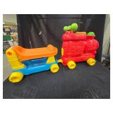 Ride On Plastic Train Set