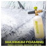 Sun Joe Premium Snow Foam Car Wash Soap and Cleaner | 1-Gal. | Orange-Vanilla Scent