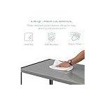 Best Choice Products Glass Dining Table, Modern Kitchen Table Furniture for Dining Room, Dinette, Compact Space-Saving w/Glass Tabletop, Metal Steel Frame - Gray (Table Only)