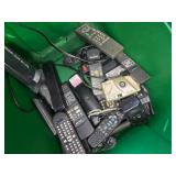 Assorted Electronics, Panasonic DVD Player, Power Strip and Many Assorted Remote Controls