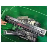 Assorted Electronics, Panasonic DVD Player, Power Strip and Many Assorted Remote Controls