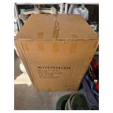 43 inch wooden circular dining table, modern minimalist round table, natural wood grain dining table