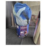 Yeti Thermos and Broncos Blanket