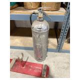 Old Fire Extinguisher and Homemade Shooting Rest