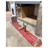 Old Fire Extinguisher and Homemade Shooting Rest