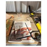 Misc Lot Computer speakers, stadium seats, How to play piano book and CD and Misc