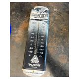 Metal Monroe Shocks Thermometer