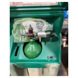 Aluminum Oxygen Tank Case and Supplies
