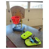 Fisher Price Basketball Hoop and Toddler Snow Shoes