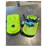 Fisher Price Basketball Hoop and Toddler Snow Shoes