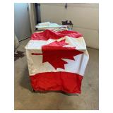 Canada Flags (2), New Tablecloths (2), Carry Briefcase, SunShields (3)