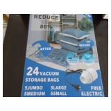 Touloton 24 Vacuum Storage Bags wit...