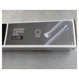 Dura Mart Silver 1" Shower Curtain ...