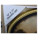 14 x 11" Framed Art...