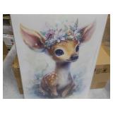 12 x 16" Canvas Fawn Print- ready t...
