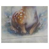 12 x 16" Canvas Fawn Print- ready t...