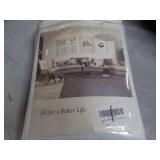 2 panels 42 x 84" Black Out Drapes...