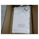 2 pc Mr and Mrs Pillowcase Set...