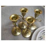 Candle Holders, Frame and Clock...