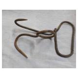 2 Vintage Iron Hooks...