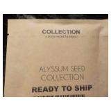Alyssum Seed packets...