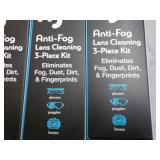 5 Anit-Fog Lens Cleaning 3 pc Kit...