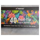 Pagather 40 Dual Tip Fabric Markers...
