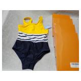 4 Girls 1 piece swimsuits size larg...