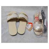 2 pair Havaianas size 6 sandals...