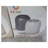 2 Lumo Mason Jar Vacuum Sealers...