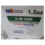 2 cases 2-in-one Portion Cup and Li...