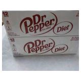 2 Diet Dr. Pepper 12 packs...