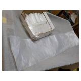 5 rolls large clear trash liners...